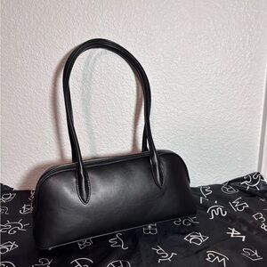 Elegant Black Leather Handbag